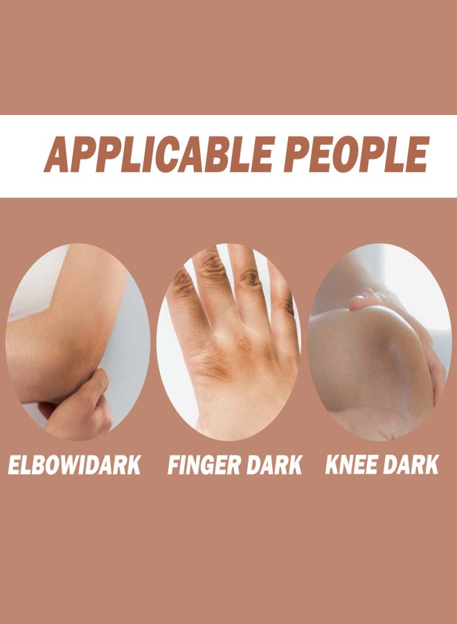 EELHOE 50g Dark Knees and Elbows Whitening Cream Skin Moisturizing Brightening Cream for Joints White Repair Cream Even Skin Tone - Image 2