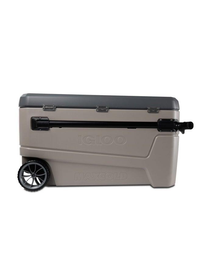 Igloo Sportsman Sunset Glide 110 Cooler Box - Sandstone / Carbonite  - Image 1