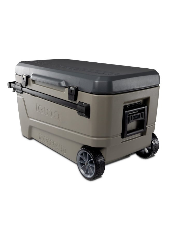 Igloo Sportsman Sunset Glide 110 Cooler Box - Sandstone / Carbonite  - Image 3