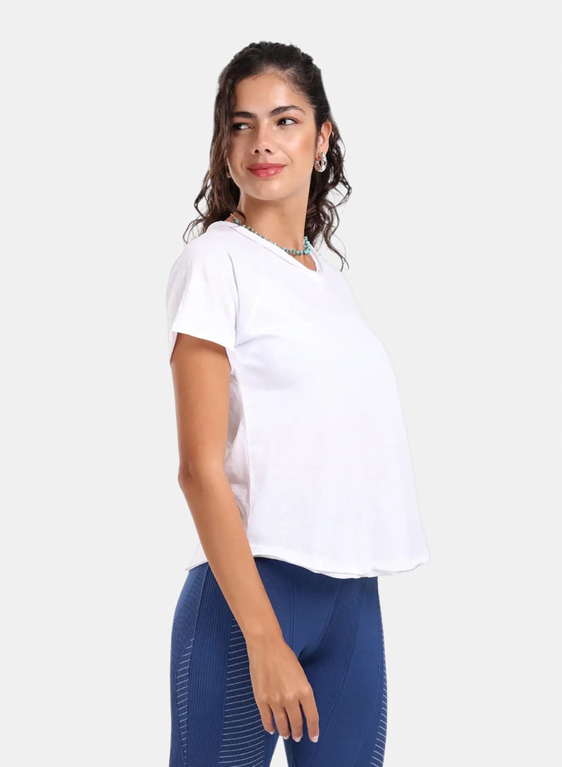 Carina Basic Cotton T-Shirt - Image 2