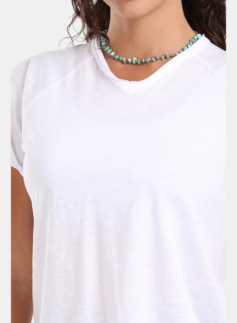 Carina Basic Cotton T-Shirt - Image 5