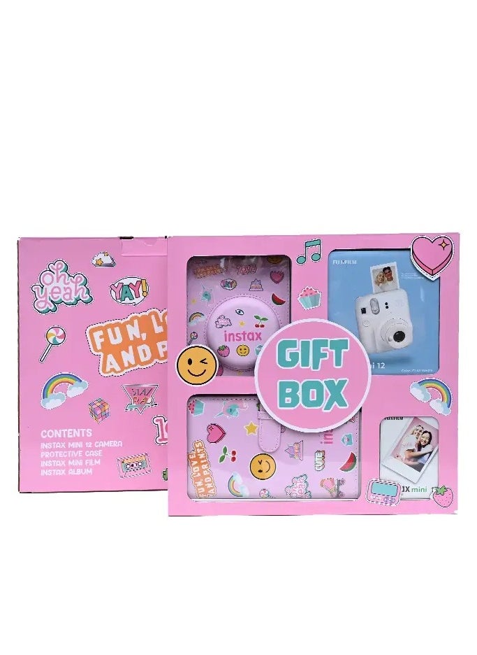 Instax Fujifilm instax mini 12 Gift Box Album - Clay White  - Image 3