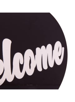 AKDC AKDC Mirror Sticker - Black And White Welcome Mirror Sticker L(30Cm) Xw(30Cm) Xh(1Cm) Black  - Image 3