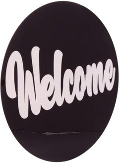 AKDC AKDC Mirror Sticker - Black And White Welcome Mirror Sticker L(30Cm) Xw(30Cm) Xh(1Cm) Black  - Image 5