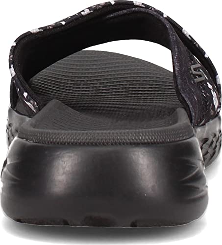Skechers Women's On The Go 600 - Blooms Flip-Flop, Black/Grey, 9 M US - Image 5