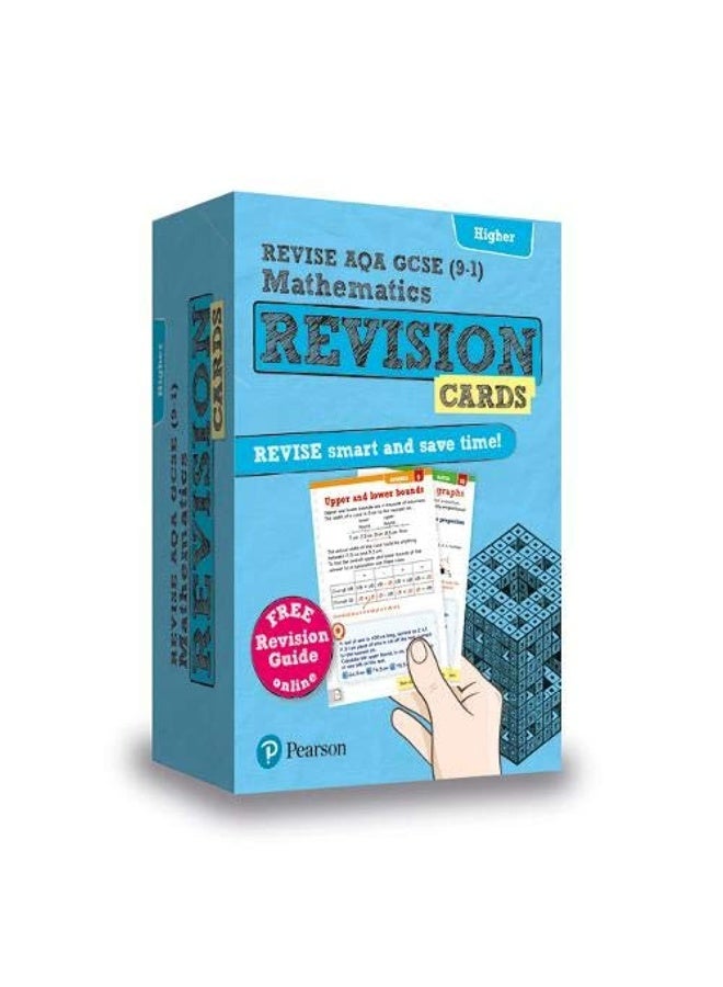 Pearson REVISE AQA GCSE (9-1) Maths Higher Revision Cards: for home learning, 2022 and 2023 assessments and exams