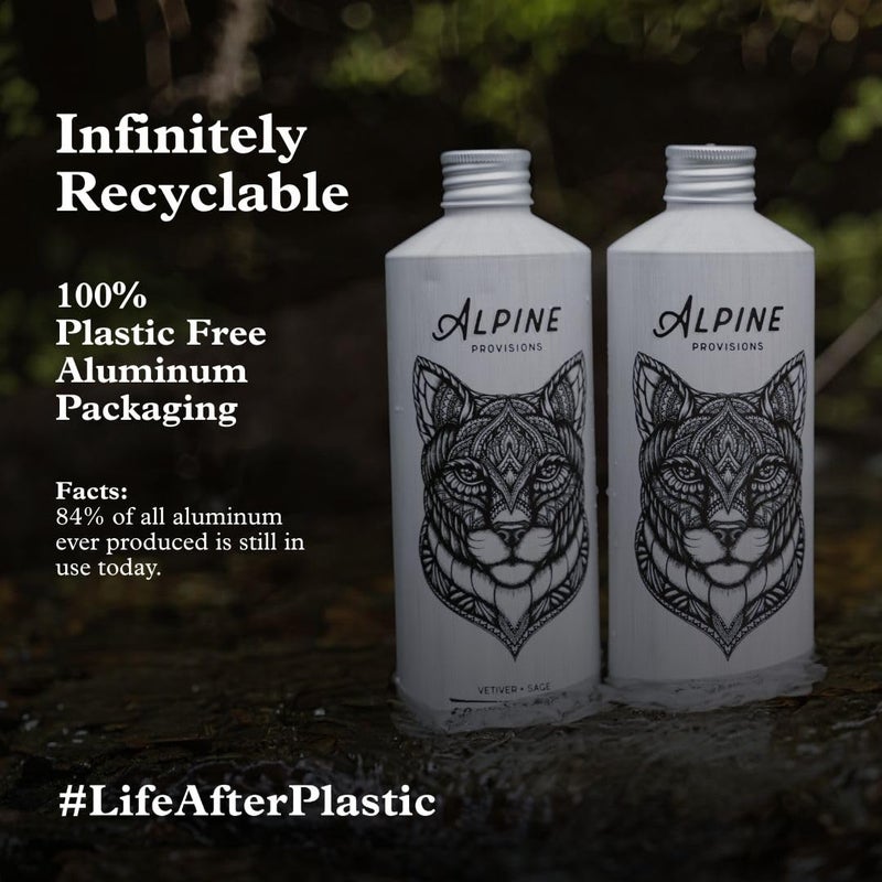 Alpine Provisions Natural Lavender Juniper Body Wash Hydrating Cleanser for Dry and Oily Skin with Jojoba Coconut Oil Extracts Vegan SulfateFree PlasticFree 169 fl oz - Image 4