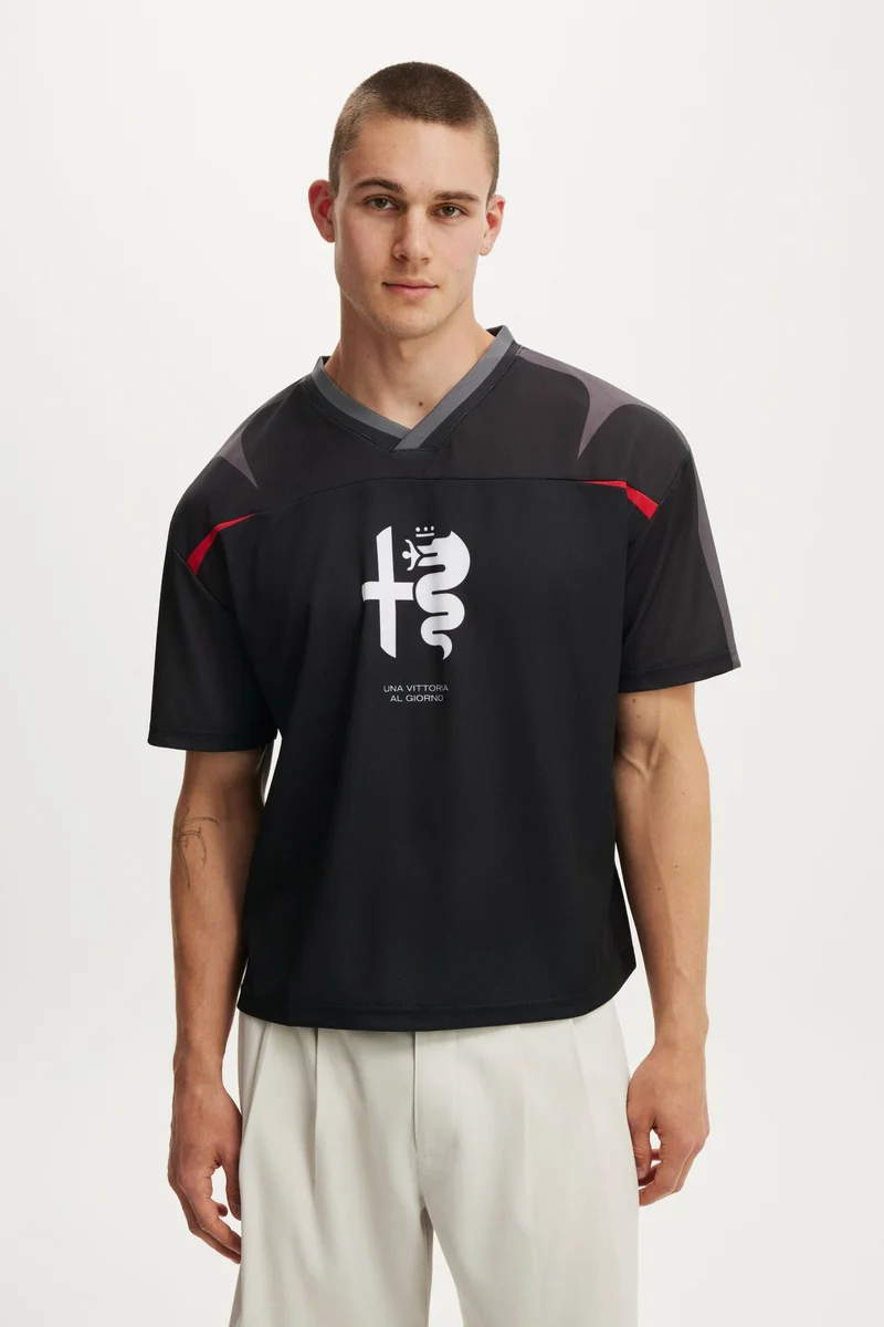 كوتون اون ALFA ROMEO FOOTBALL JERSEY