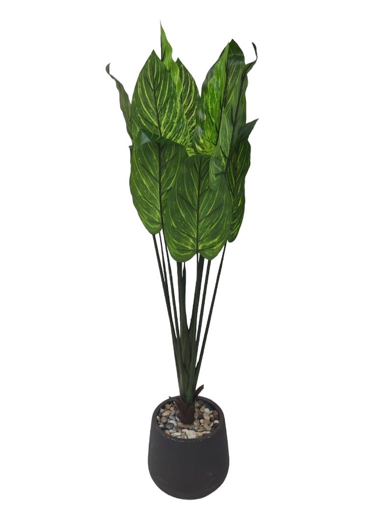 AL KHALDIYA Artificial decorative plant tree with pot, 140 cm  - Image 1