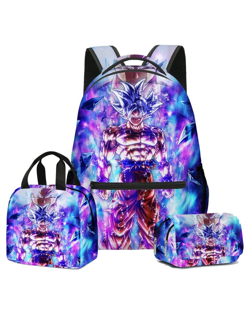 New Children's Three-piece Backpack 40*17*30cm