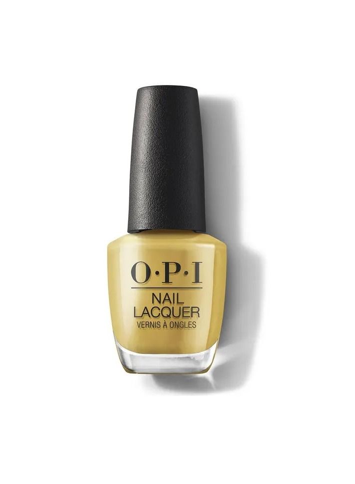 OPI Nail Lacquer - Ochre The Moon (NLF005) 15ml, Bold Yellow Shade