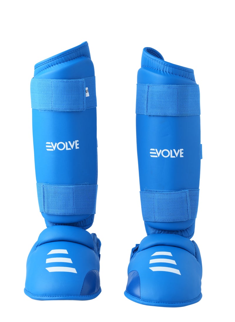 Evolve - Karate Shin Guards | Adjustable Foam Padded Karate Shin And Instep Guards - Image 1