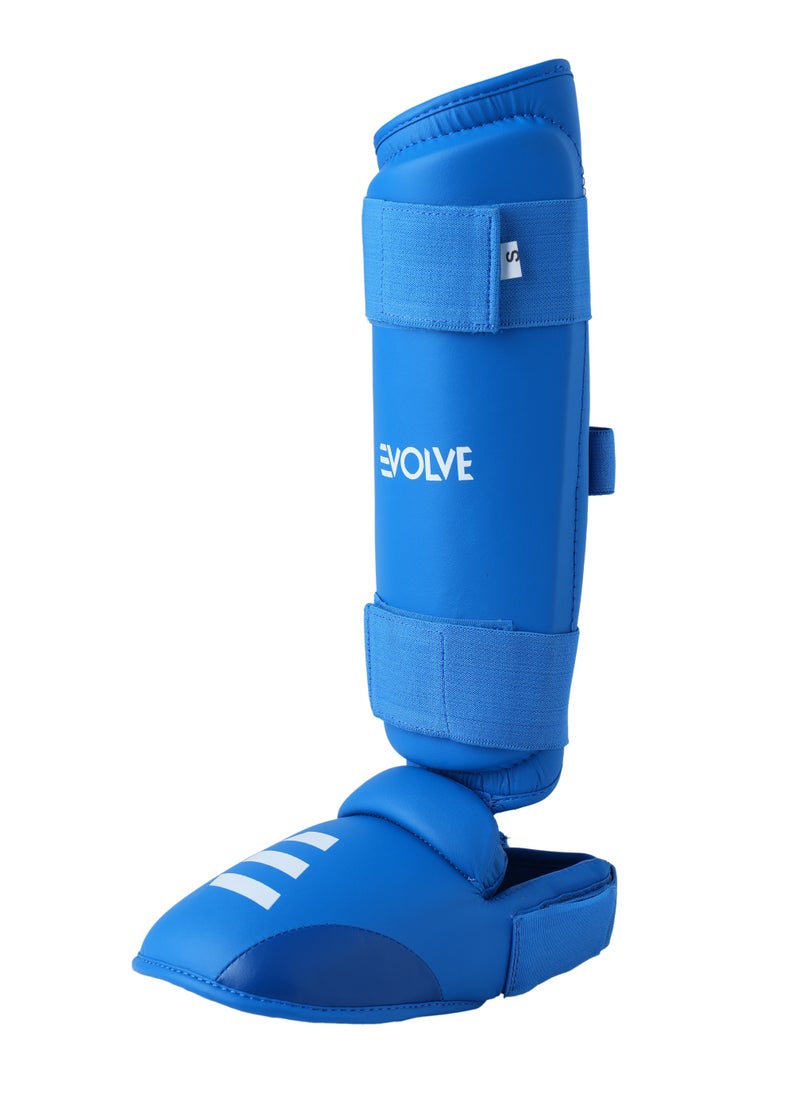 Evolve - Karate Shin Guards | Adjustable Foam Padded Karate Shin And Instep Guards - Image 1