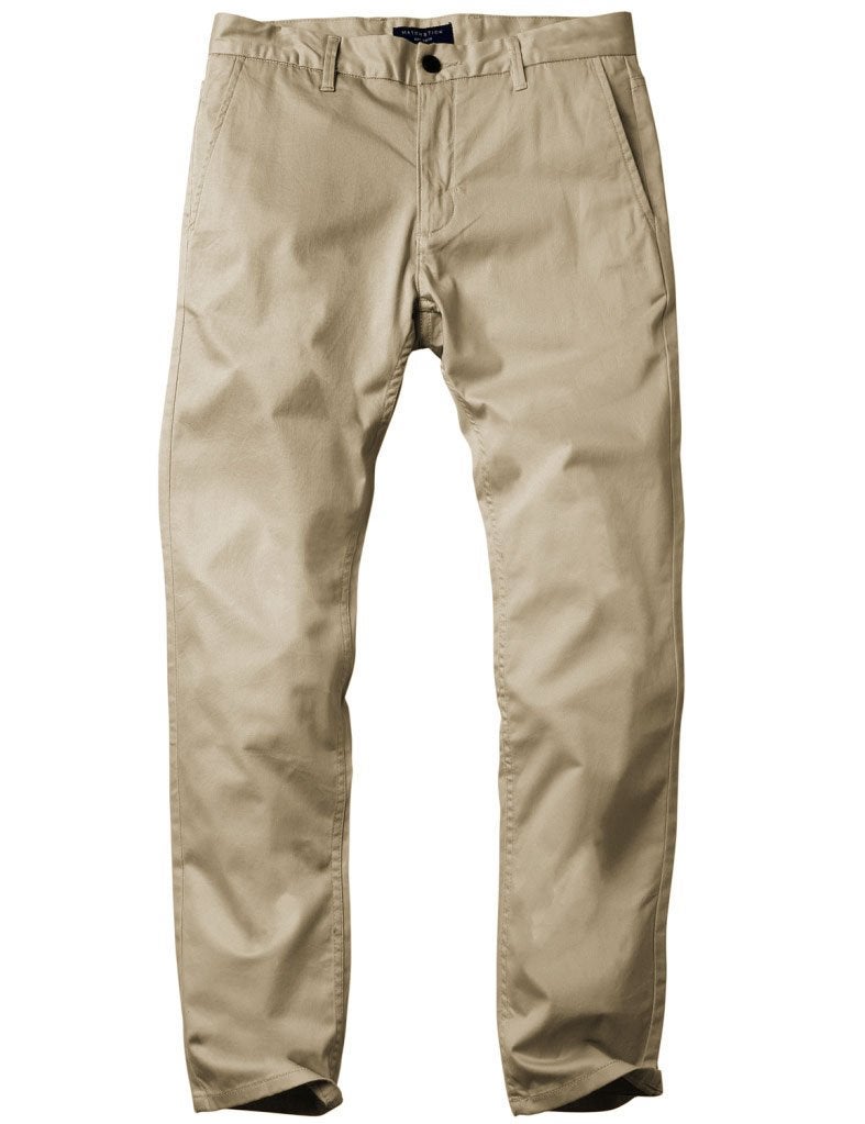 Match Men's Slim Fit Tapered Stretchy Casual Pants (34W x 31L, 8050 Apricot) - Image 2