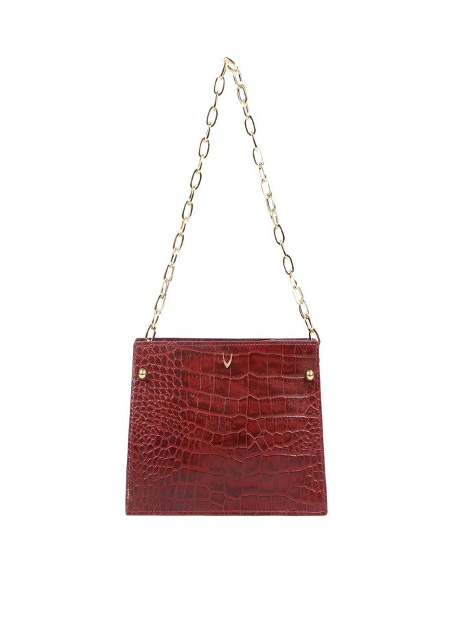 Hidesign Women Shoulder Bag (Red) - Image 1