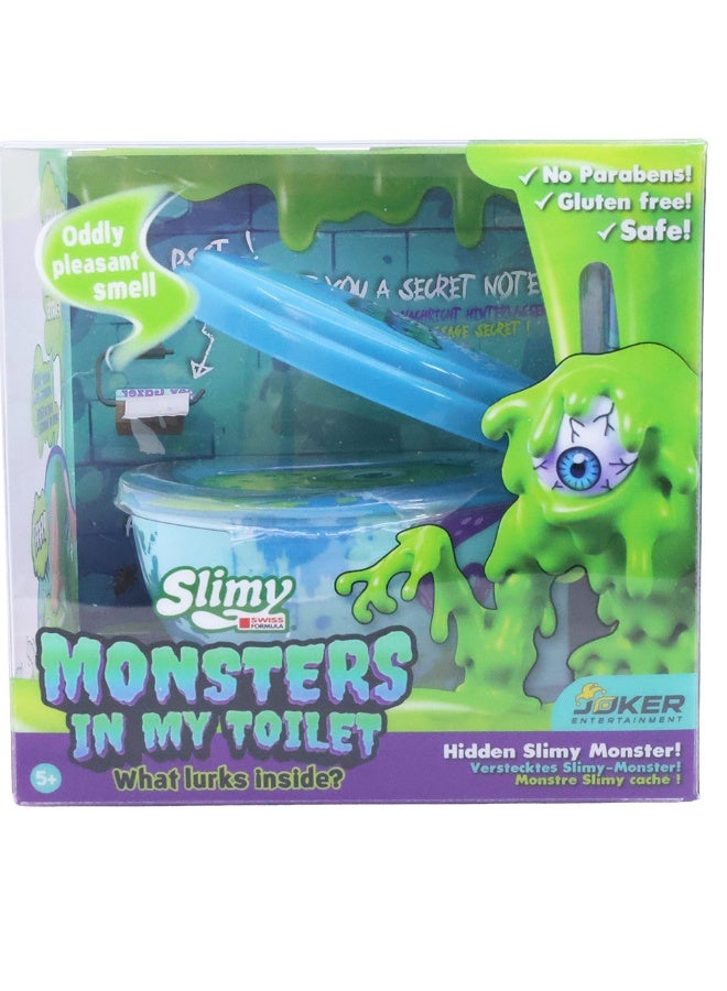 سليمي Slimy Monsters in My Toilet – Surprise Slime with Hidden Monster | Collectible Toilet Slime Toy (Ages 5+) - Image 2