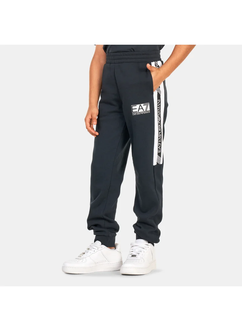 EA7 Emporio Armani Kids' Train Logo Series Sweatpants