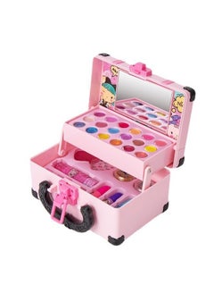 Generic Kids Makeup Kit for Girls, Cosmetic Beauty Set, Portable Makeup Kit with Storage Case, Washable and Nontoxic Cosmetic Toys for Little Girls  - Image 4