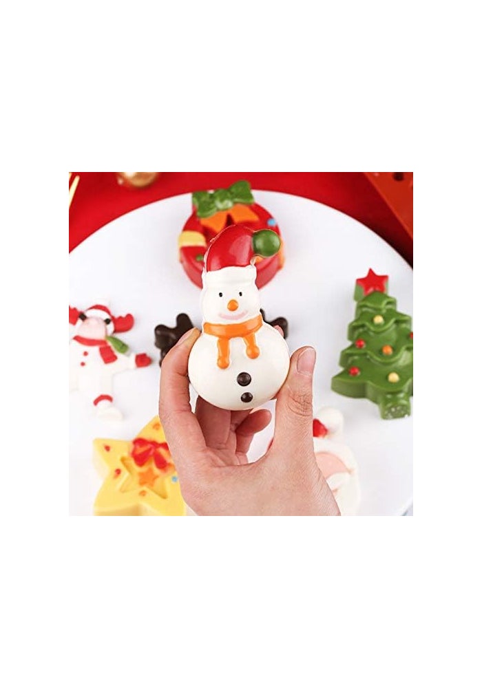 QELEG مجموعة قوالب عيد الميلاد السيليكون QELEG - Image 4