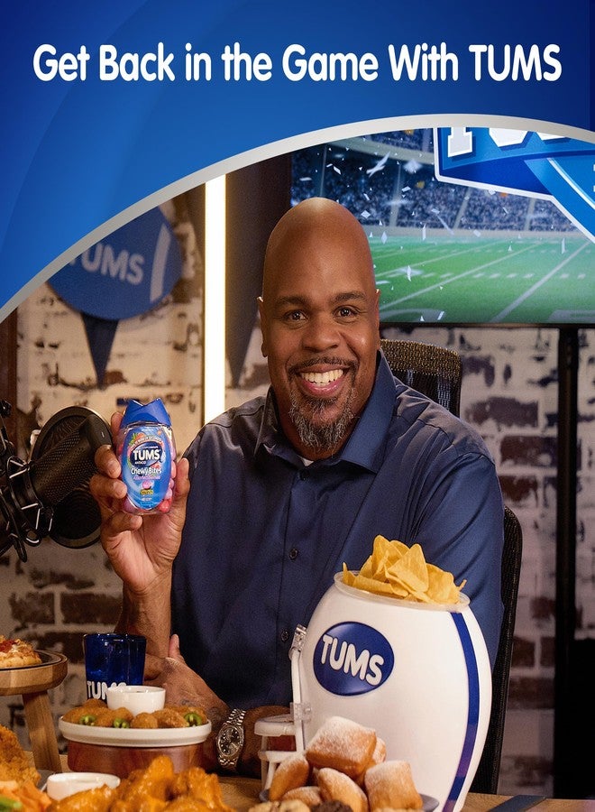 TUMS Chewy Bites Chewable Antacid Tablets for Ultra Strength Heartburn Relief, Great for a Summer BBQ- Mixed Fruit - 200 Count - Image 3