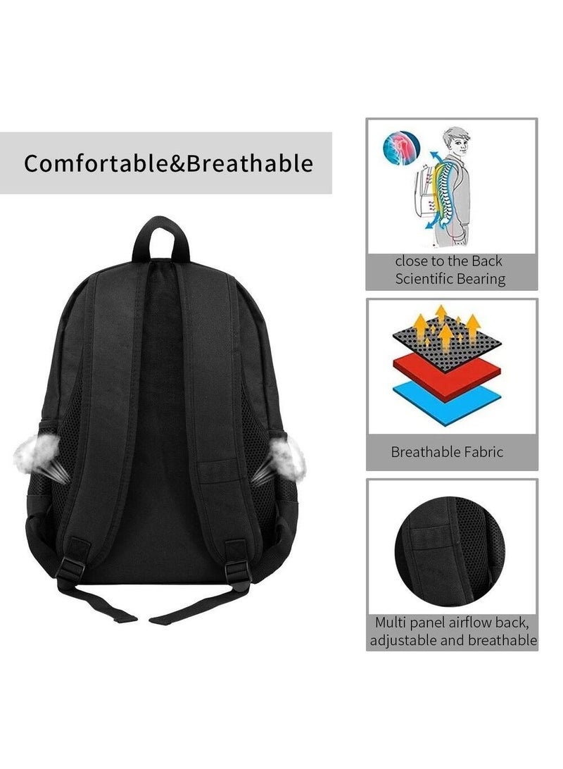 73Hours 3 Pcs Anime The Amazing Digital Circus Backpack Set School Bag - Image 4