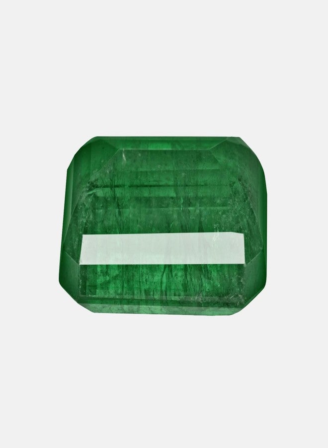 GEMS RIVER 4.00 Ratti Astrologer Certified Zambian Emerald/Panna Earth Mind Stone Natural Certified Original Loose Gemstone (Y142) - Image 3