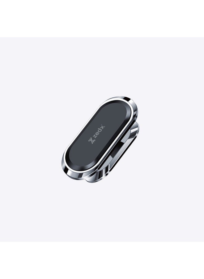 ZEDX ZX-021 360° Rotation Magnetic Car Phone Holder, Strong Adhesive Dashboard Mobile Mount, Universal Mini Magnetic Stand