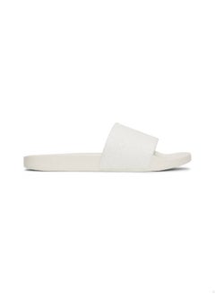 TOMMY HILFIGER Women's Monogram Pool Slide Flip Flops - Polyester, White  - Image 1
