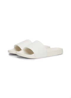 TOMMY HILFIGER Women's Monogram Pool Slide Flip Flops - Polyester, White  - Image 2