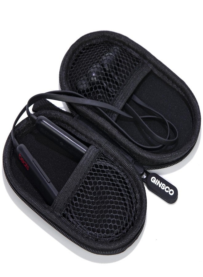 Ginsco Portable Mini Hard Shell Earbuds Case for Beats Flex Wireless Earbuds/Sony WI-C100/Apple EarPods/Wired Ear Buds, Travel Case for Earphones and Earplugs - Image 1