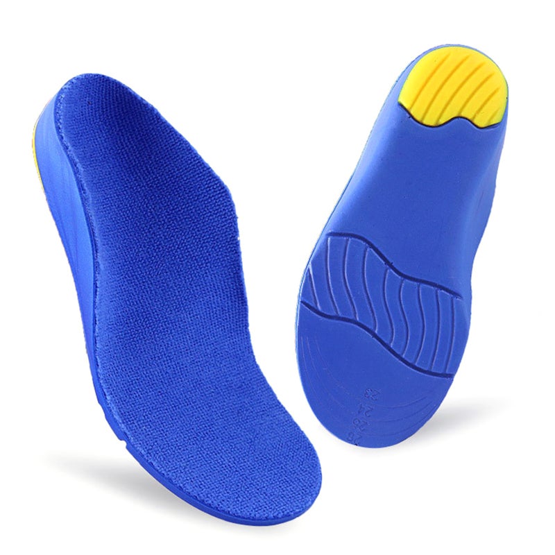 Flat Foot Correction Insoles 33-35 Yard High Density Compression Resistance - U-shaped Heel Design Arch Support Insoles for Children - Image 5