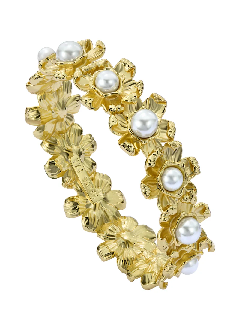تيد بيكر Daisy Pearl Bangle Bracelet