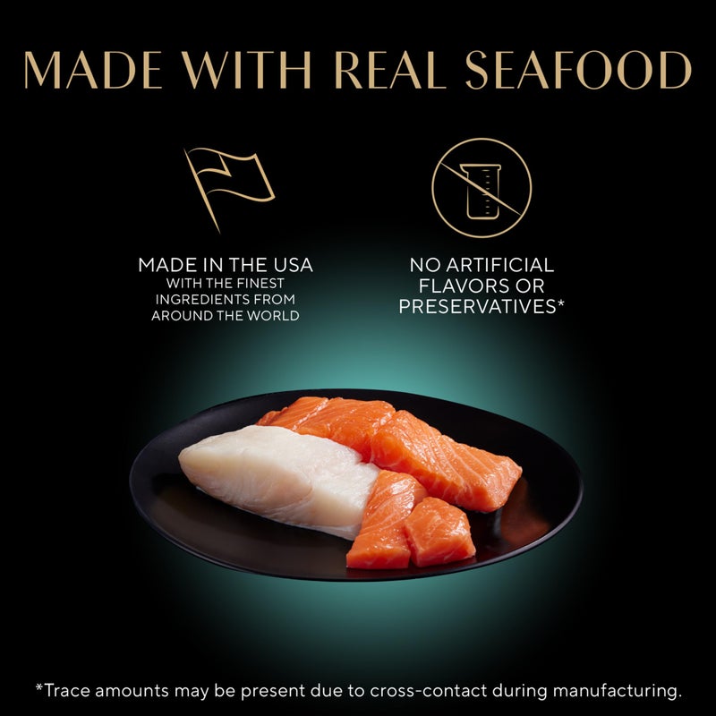 Sheba طعام قطط بالغ رطب من شيبا بنكهة السلمون وسمك أبيض في عبوة متنوعة مع صلصة إضافية، 2.6 أونصة. عبوات مزدوجة، (12 قطعة، 24 حصة) (عبوة من 2) - Image 2