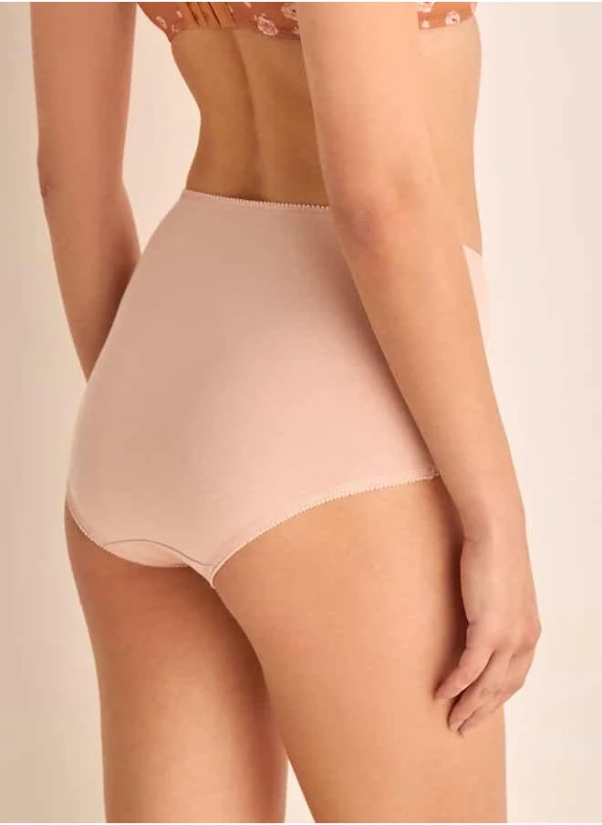 فاف Set of 5 - Full Briefs with Elasticated Waistband and Bow Detail