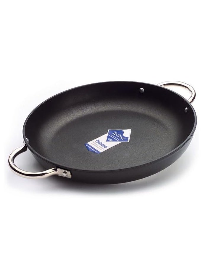 برايت ستون Risoli Professional Nonstick Paella Casserole Pan – 28cm, 1.8L, Die-Cast Aluminum with Heat-Insulating Handles, Oven Safe  - Image 1