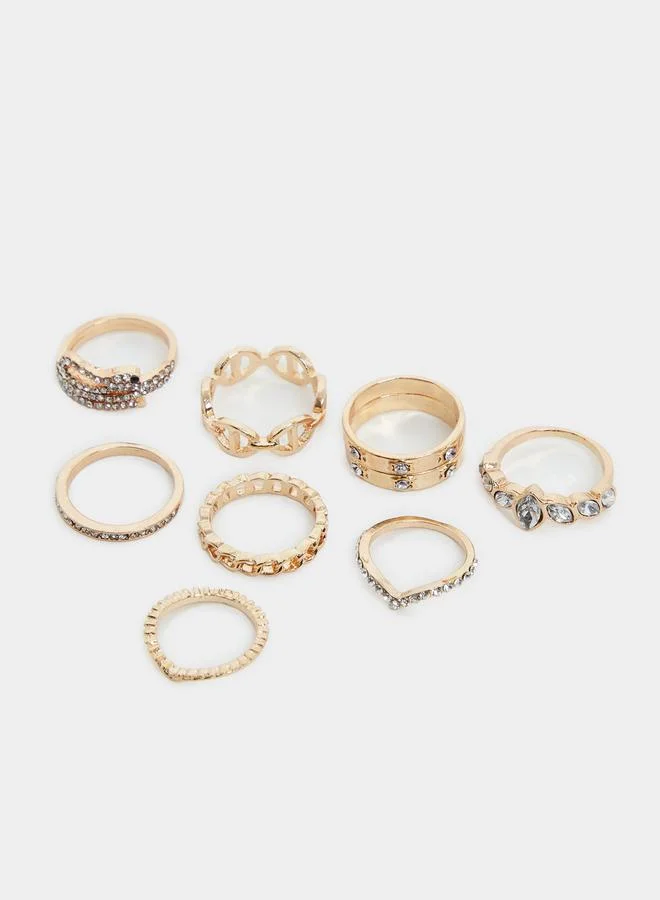 Styli Styli Set of 8 - Embellished Rings