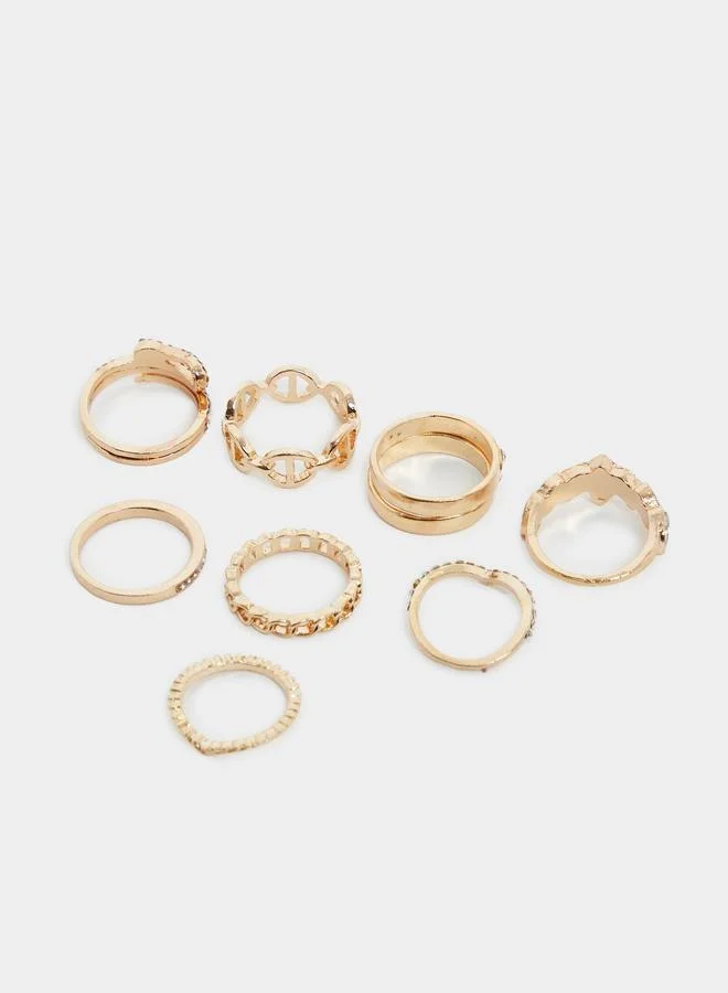 Styli Styli Set of 8 - Embellished Rings
