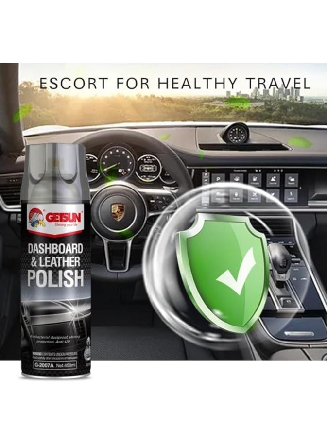 Getsun Dachboard and Leather Polish Colonge G-2007A - 450ml - Image 2