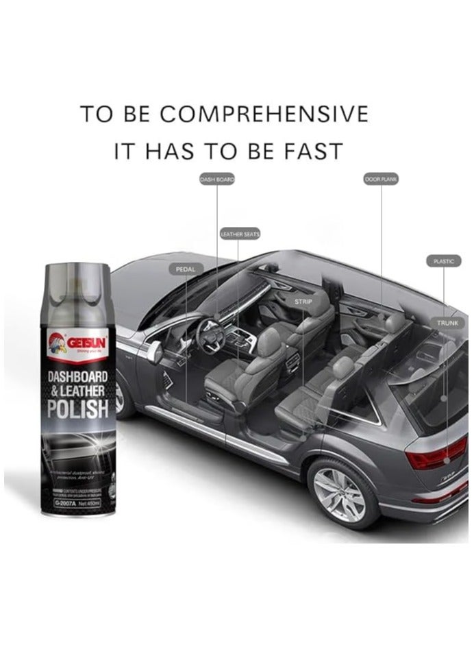 Getsun Dachboard and Leather Polish Colonge G-2007A - 450ml - Image 3