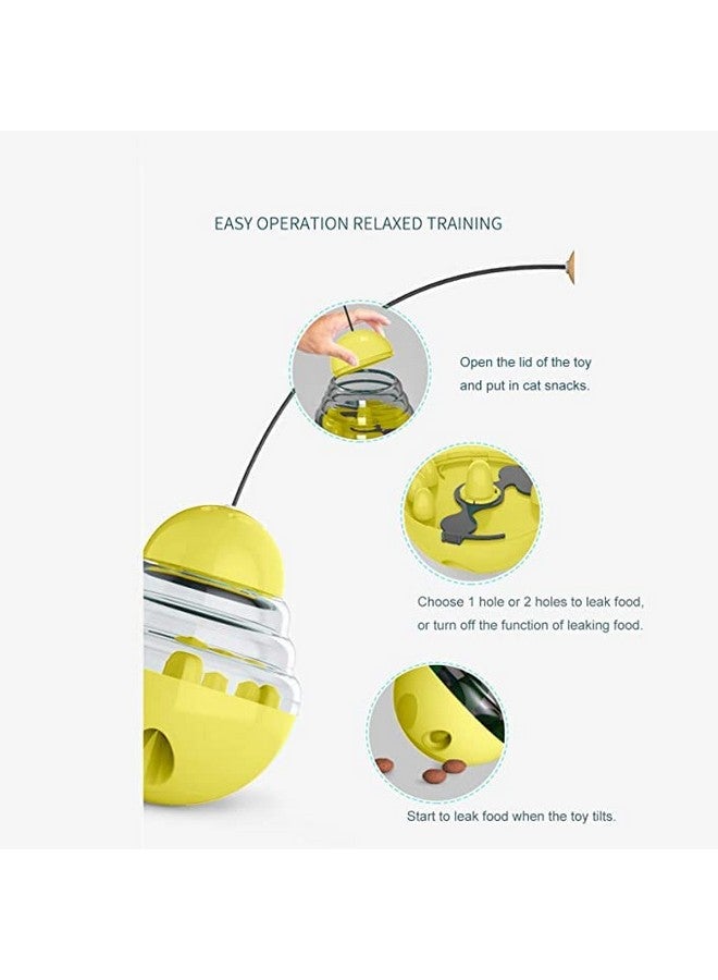 لعبة قطط مرنة تتحرك بزاوية 360 درجة لممارسة الرياضة وتوزيع المكافآت ولعبة قطط للقطط والقطط الصغيرة (اللون حسب التوافر) - Image 4