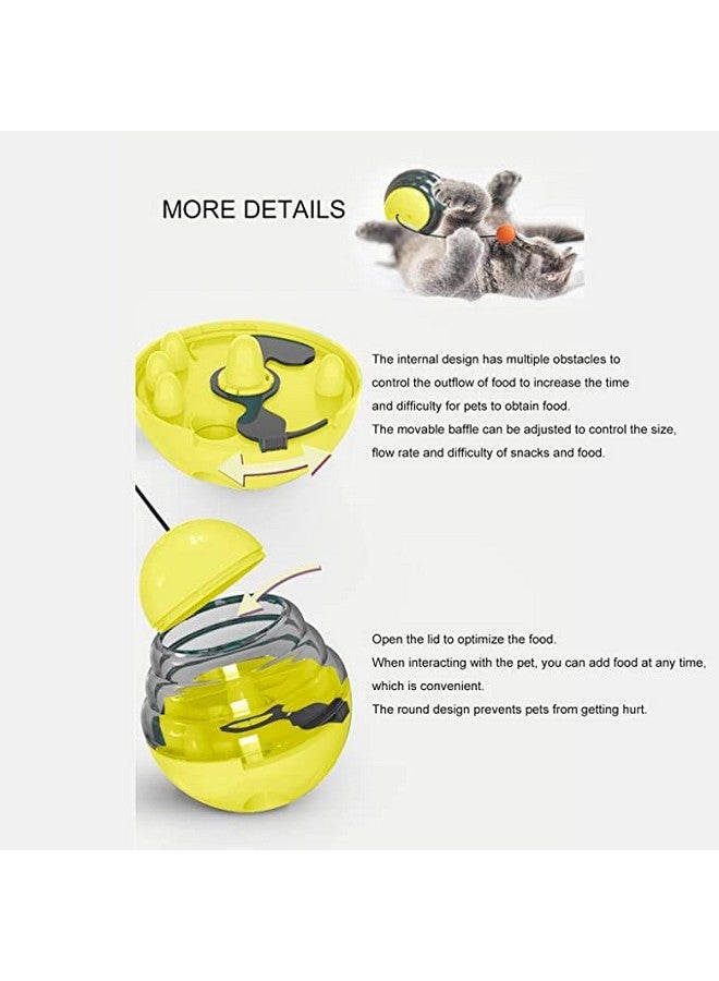 لعبة قطط مرنة تتحرك بزاوية 360 درجة لممارسة الرياضة وتوزيع المكافآت ولعبة قطط للقطط والقطط الصغيرة (اللون حسب التوافر) - Image 5