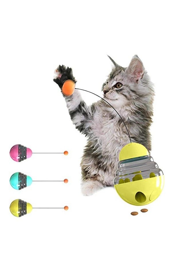 لعبة قطط مرنة تتحرك بزاوية 360 درجة لممارسة الرياضة وتوزيع المكافآت ولعبة قطط للقطط والقطط الصغيرة (اللون حسب التوافر) - Image 1