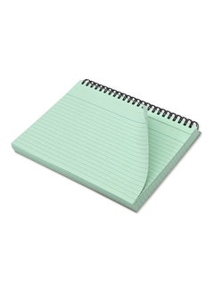 FIS FIS Ruled Record Card 180 Gsm 8X5 Inch Double Loop Spiral 50 Sheets Green -FSIC85-180SPGR  - Image 2
