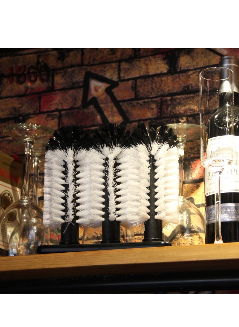 Excefore Glass Cleaning Brush Glass Washer with 3 Brush for Glass and Kitchen Sink Home Tools - Image 5