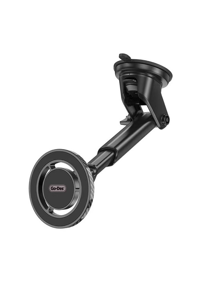 GO-DES Go- Des GD-HD938 Telescopic Design 360 Degree Rotatable Magnetic Car Phone Holder - Image 2