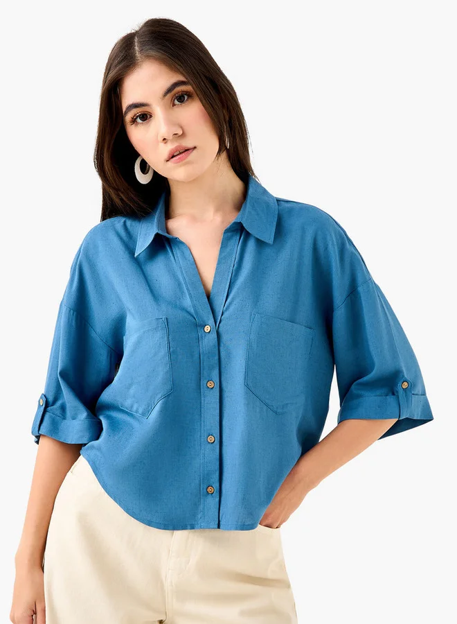 لي كوبر قميص لي كوبر بقصة منتظمة وياقة