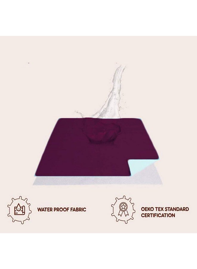 AVI Baby Dry Sheet Extra Absorbent Waterproof Baby Bed Protecting Mat Purple(Large 101X139Cm) - Image 3