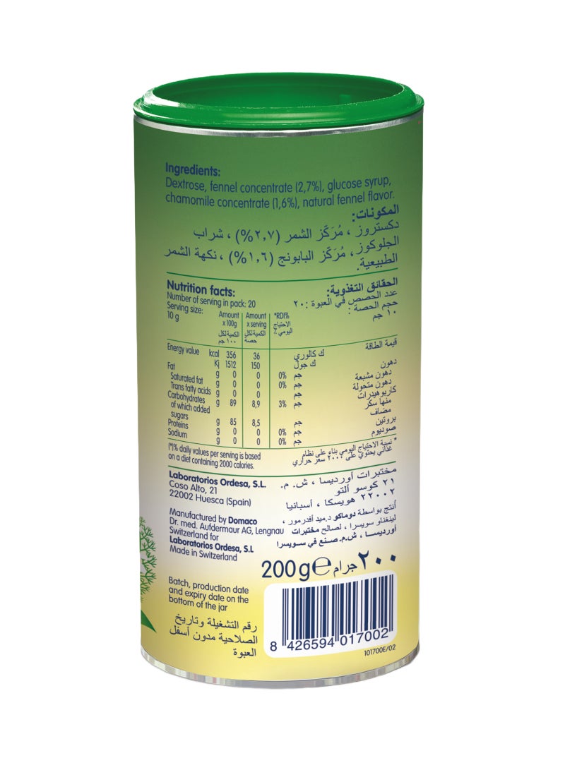 Blevit Camomile And Fennel Tea For Infants And Adults 200 g - Image 2