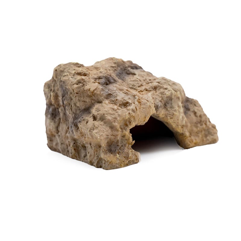 Repticircle Reptile Hide for Leopard Gecko,Bearded Dragon,Ball Python & Tortoise â€“ Terrarium Habitat DÃ©cor, Snake & Lizard Hideout (Resin, Small) - Image 1