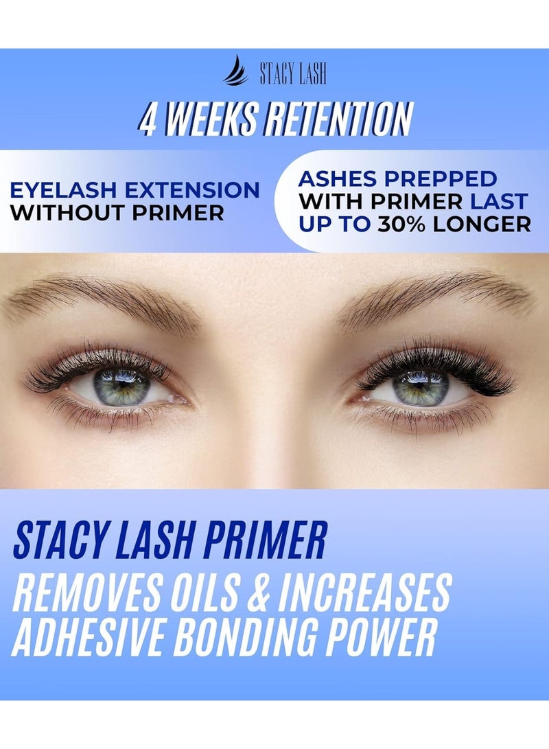 Stacy Lash Eyelash Extension Primer/Cleanser (1.35fl.oz/40ml) Stacy Lash/Protein Oil Remover/Increase Adhesive Bonding Power Retention/Pretreatment for Individual Semi Permanent Extensions Glue Supplies  - Image 3